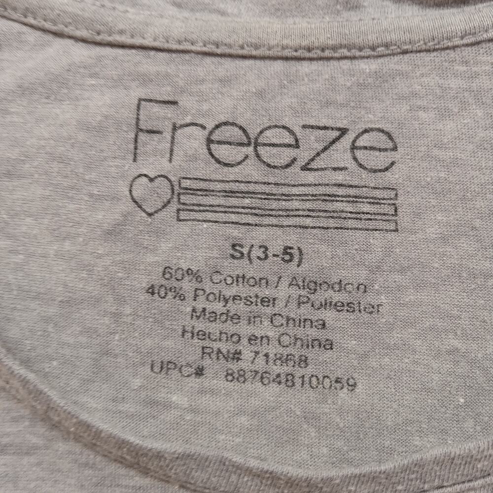 Freeze T-Shirt S Women's Cuff Sleeve Wolf Gray Pullover - Picture 3 of 5